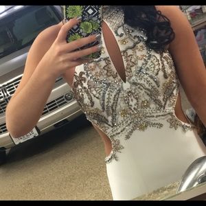 White Prom Dress - Size 2